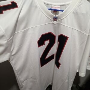 2XL Men's Atlanta Falcons Deion Sanders Mitchell & Ness Jersey MSRP 160.00